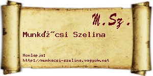 Munkácsi Szelina névjegykártya